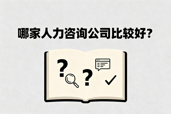 哪家人力咨詢公司比較好？