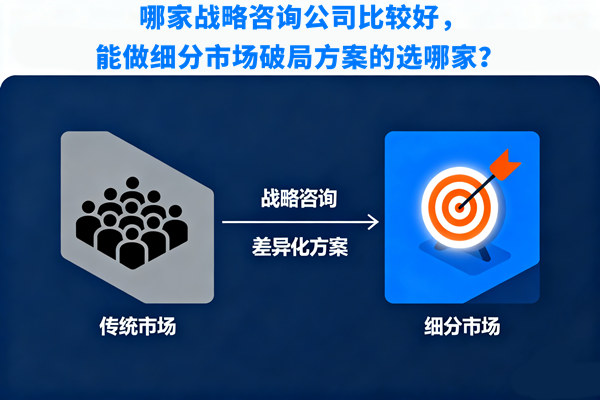 哪家戰(zhàn)略咨詢公司比較好，能做細分市場破局方案的選哪家？