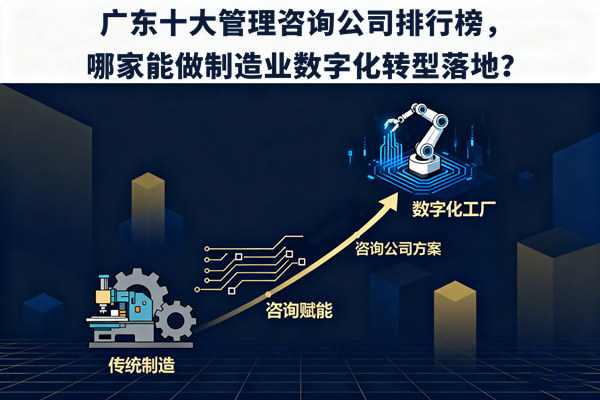 廣東十大管理咨詢公司排行榜，哪家能做制造業(yè)數(shù)字化轉(zhuǎn)型落地？